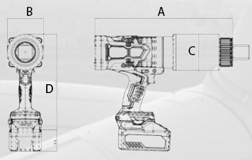 Аккумуляторный гайковёрт BM-D3P (36V)