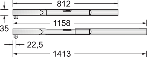 Динамометрический ключ DREMOMETER DR 3/4" 140-760 Нм (7670180)