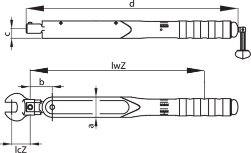 Динамометрический ключ DREMOMETER CZ 16Z 80-400 Нм (7704340)