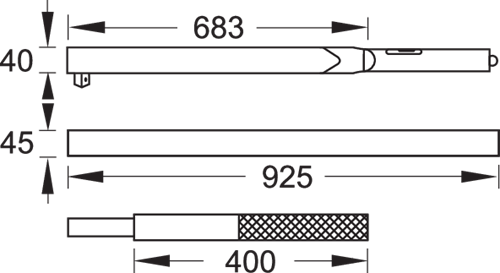 Динамометрический ключ DREMOMETER E 1" 750-2000 Нм (7695250)