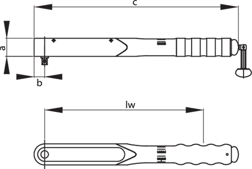 Динамометрический ключ DREMOMETER AL 3/8" 8-40 Нм (7682190)