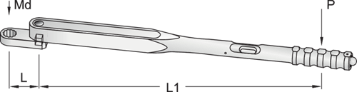 Динамометрический ключ DREMOMETER BC 1/2" 40-200 Нм (7685530)