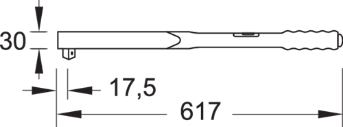Динамометрический ключ DREMOMETER C 1/2" 60-300 Нм (7685450)