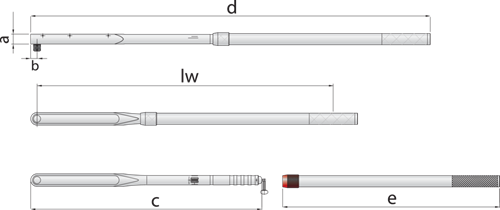 Динамометрический ключ DREMOMETER EL 1" 750-2000 Нм (7695410)