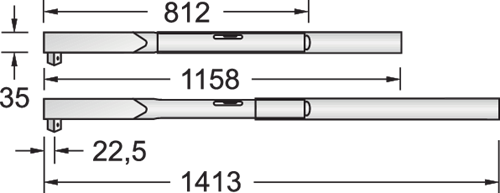 Динамометрический ключ DREMOMETER DX 3/4" 520-1000 Нм (7694010)